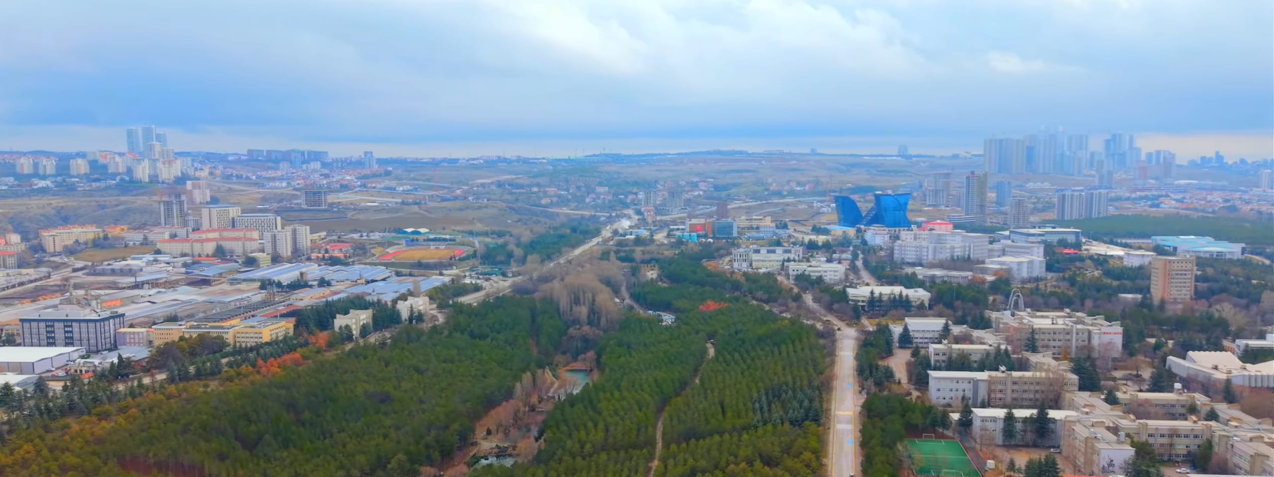 Hacettepe Beytepe campus from the drone, 2026